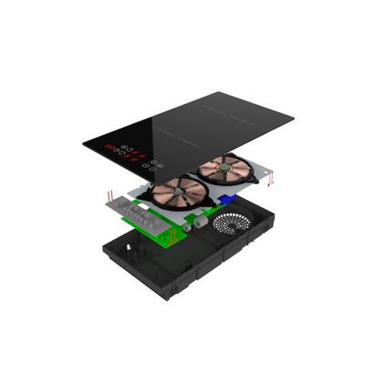 Waterproof Two Burner Induction Stove Top Cooktop 5500W Touch Control