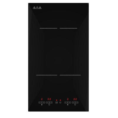Low Power 2 Ring Portable Electric Hob Cooktop Multi Zone Ceramic Hidden