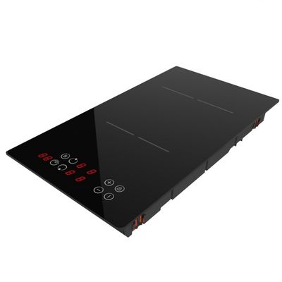 Multi Zone 2 Ring Induction Hob Built In , Home Hardware Induction Cooktop 220V