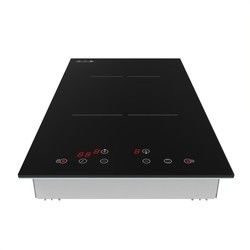 Multi Zone 2 Ring Induction Hob Built In , Home Hardware Induction Cooktop 220V
