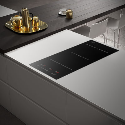 Kitchen Use Double Induction Hob Cooker 3500W With Touch Controls