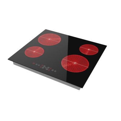 Sleek Space Saving 220V Ceramic Hobs 6000W Induction Cooker with Built in Safety Sensors