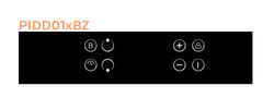 Infrared Electric Ceramic Hobs With Knob Controls , 3 Zone Ceramic Hob 5100W