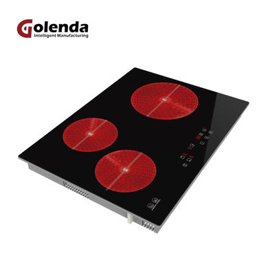 Embedded 3 Burner Ceramic Cooktop , Compact Induction Hob 4200 Watt