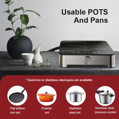 Intelligent Single Tabletop Induction Cooker Cooktop Crystal Material