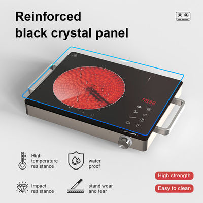High Efficiency Portable Single Ceramic Hob , Portable Infrared Cooktop 1950W