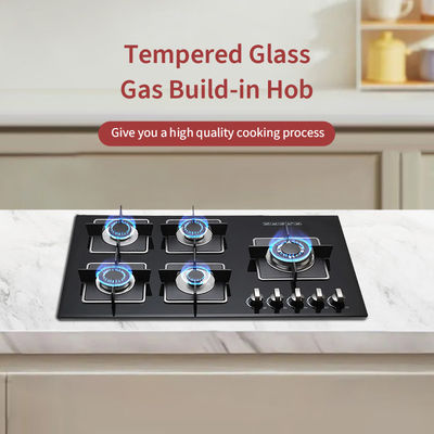 Home Kitchen Smart Cooktop Built In Gas Hob With 5 Burner