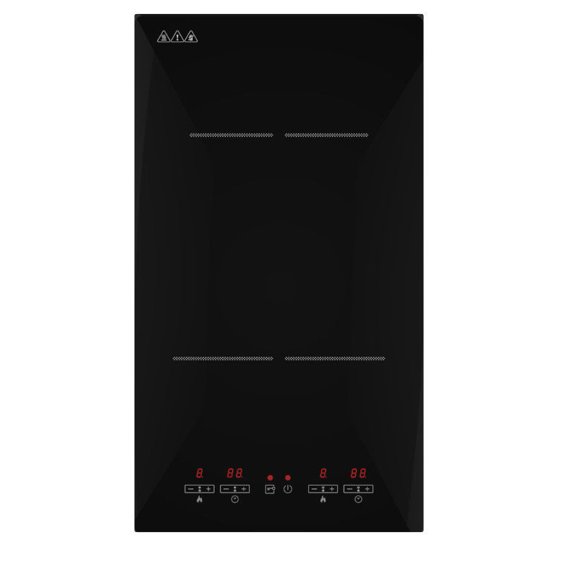 Low Power 2 Ring Portable Electric Hob Cooktop Multi Zone Ceramic Hidden